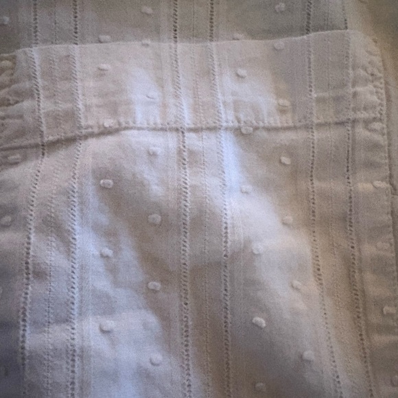 GAP Optic White Tab Henley Long sleeved Blouse Women’s XL - Picture 13 of 14